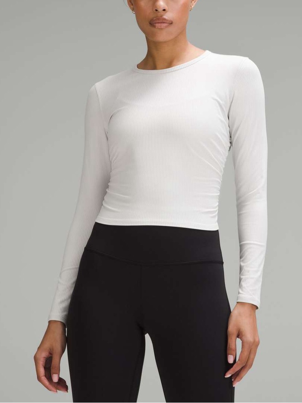 Lululemon All It Takes Ribbed Nulu Long-Sleeve Shirt
Light Vapor Sz 4